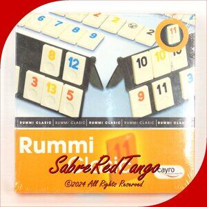 Vintage New Sealed Cayro Rummi Clasic Game